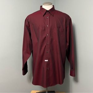 JOSEPH & FEISS long sleeve button down Dress shirt men’s size 18 36/37